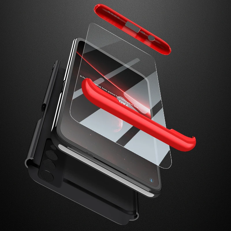 kl for realme narzo30 1 2 3 7 8 pro case 360 degree pure color luxury anti scratch case for realme 6 c3 c15 c11 c12 xt x50 case free global shipping