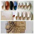 Японские Стальные лезвия, штампованные стальные шлепанцы, форма для резки дерева, резак для кожевенных изделий