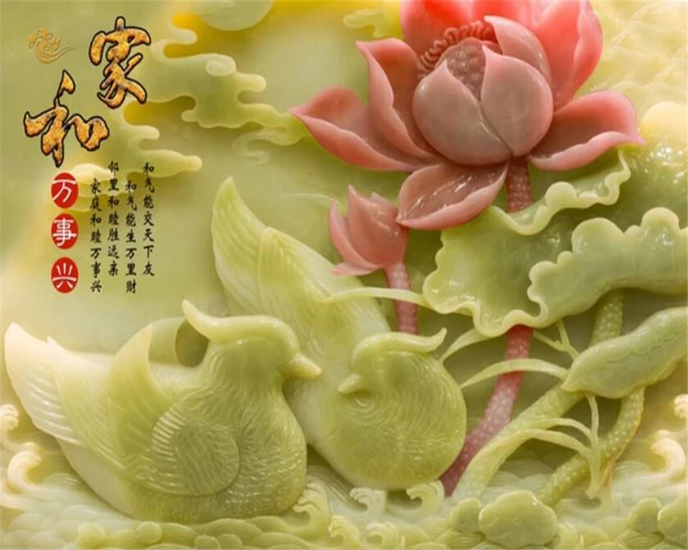 Пользовательские обои 3d крупногабаритный рисунок и все предметы резьба по