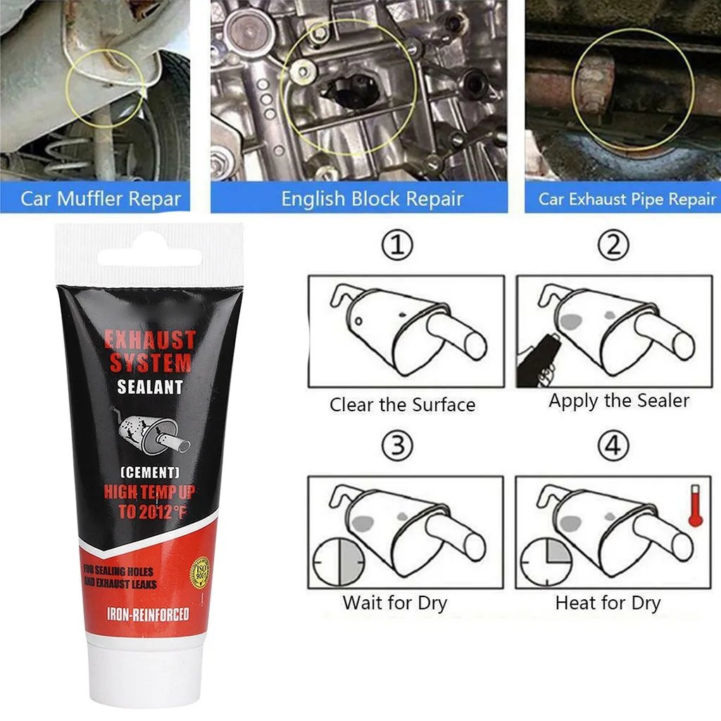 Набор для ремонта труб выхлопной системы автомобиля с высокой температурой до