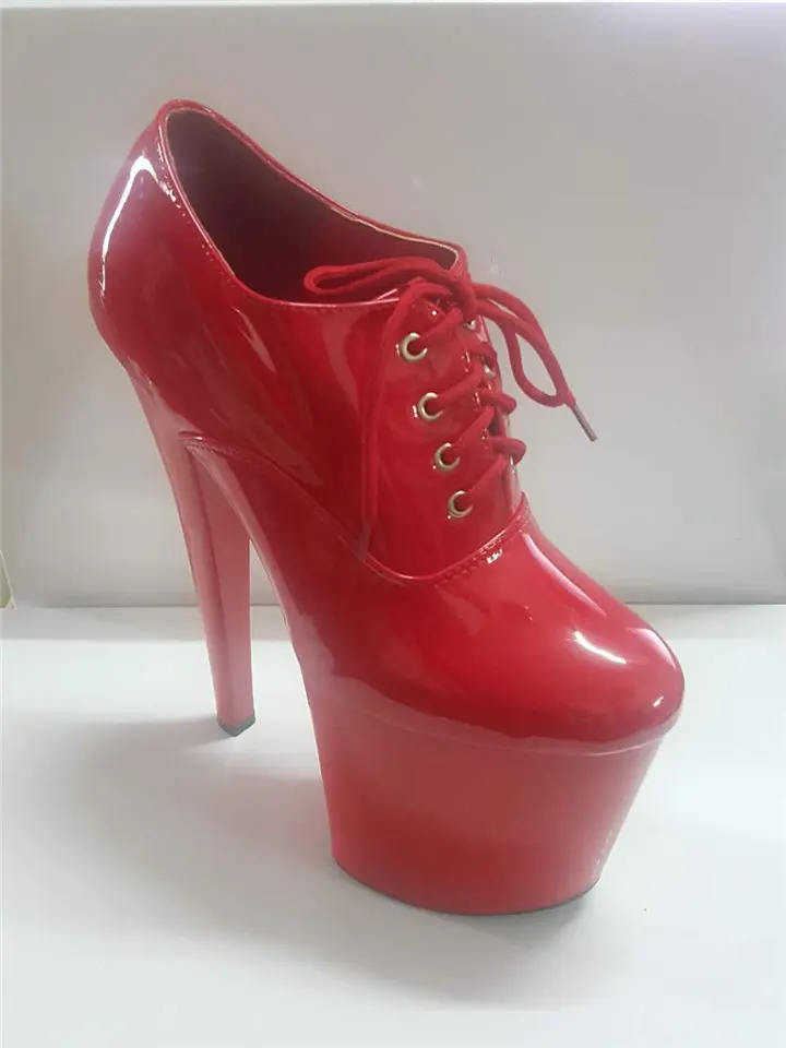 red 20cm heels SARAIRIS/большой размер 46, пикантные вечерние женские туфли-лодочки на высоком каблуке 20 см, 30 см, на платформе - Цвет: red 20cm heels
