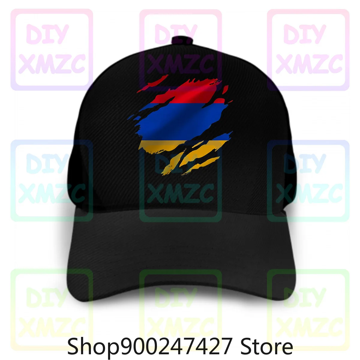 Бейсболка с разорванным флагом Армении мужские головные уборы Национальный