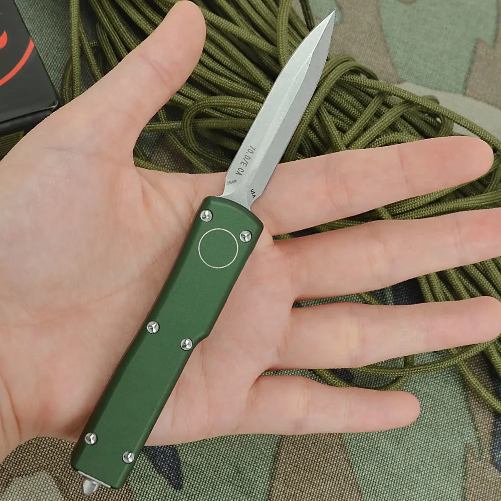 Tactical Outdoor MT OTF D2 Steel D/E S/E Blade Aluminium Handle Survival EDC Utx70 Utility Kitchen Fruit Knife Rescue Hand Tool | Спорт и