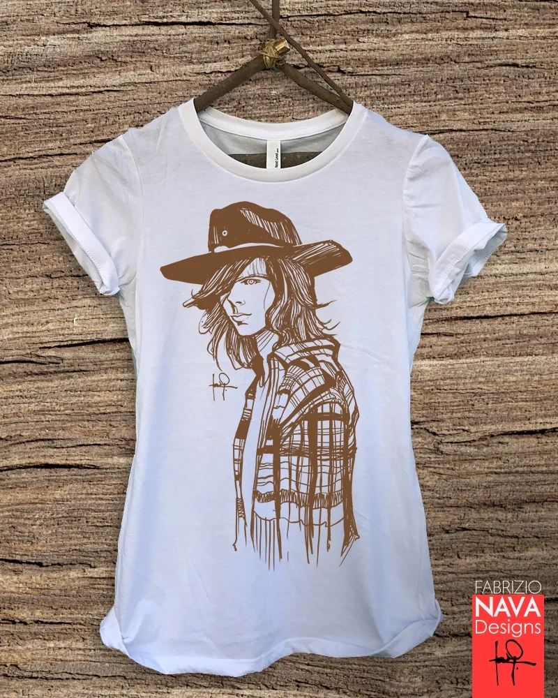 2019 Хлопковая мужская одежда с короткими рукавами Карл Граймс портрет эскиз The