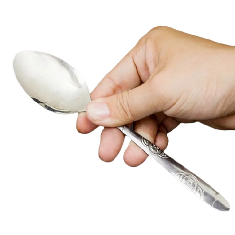 Фокус трюк идеально гнущаяся силой мысли изогнутая ложка озорной шутка детские