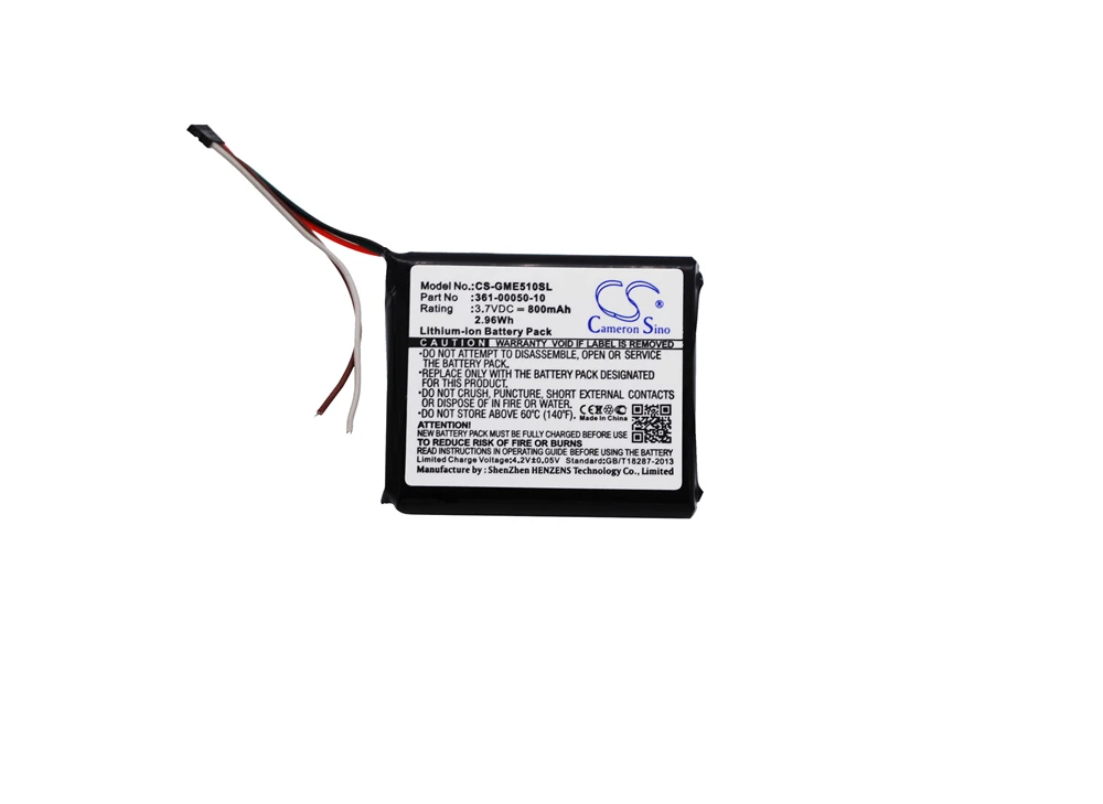 

Cameron Sino 800mAh Battery for GarminEdge 510 , 361-00050-10,361-00050-03