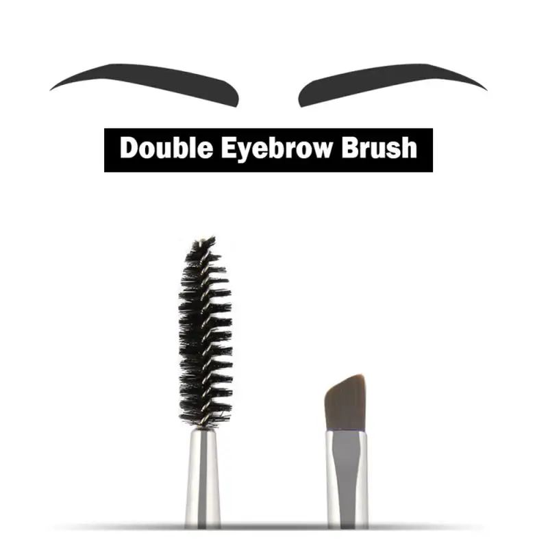 2019 New Eyebrow Brush Beauty Makeup Wooden Handle Comb Double End Brushes | Красота и здоровье