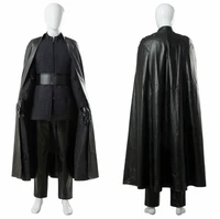 black last jedi knight carol lun costume cloak cosplay costume cloak suit