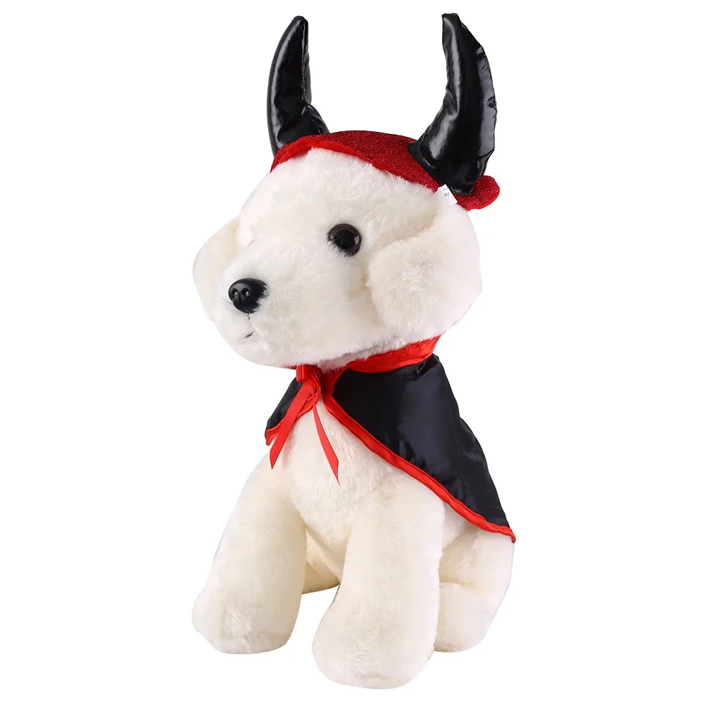 Шапки для домашних животных на Хэллоуин Рождество кошек собак Рожков шапка