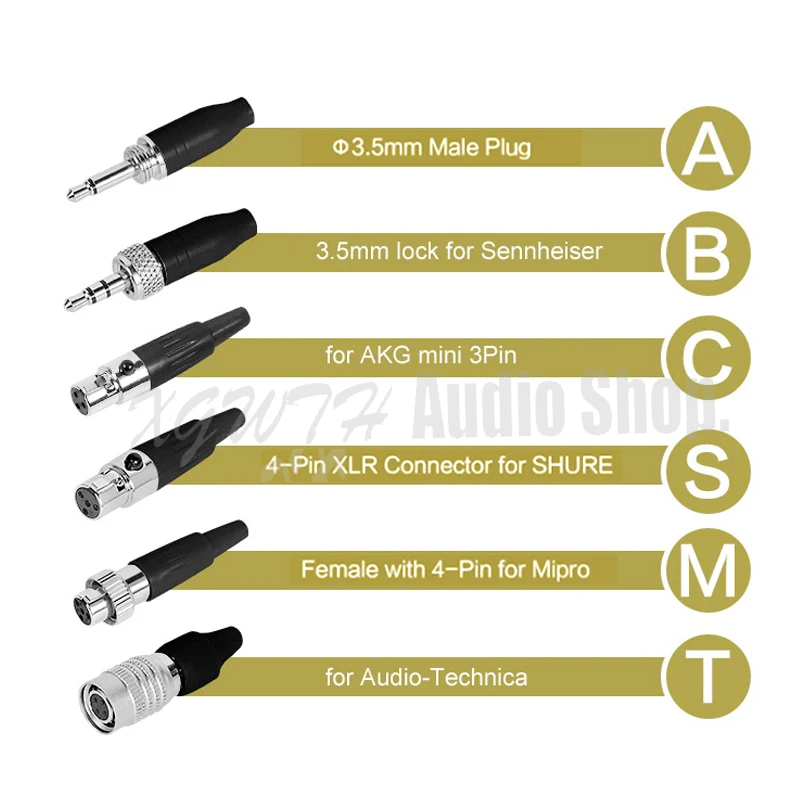 Черный конденсаторный кардиоидный микрофон с зажимом на лацкане для Shure AKG Audio