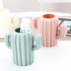 Настольный органайзер Creat в виде кактуса, держатель для ручек, настольный органайзер, держатель, органайзер, милые настольные аксессуары Q1j7