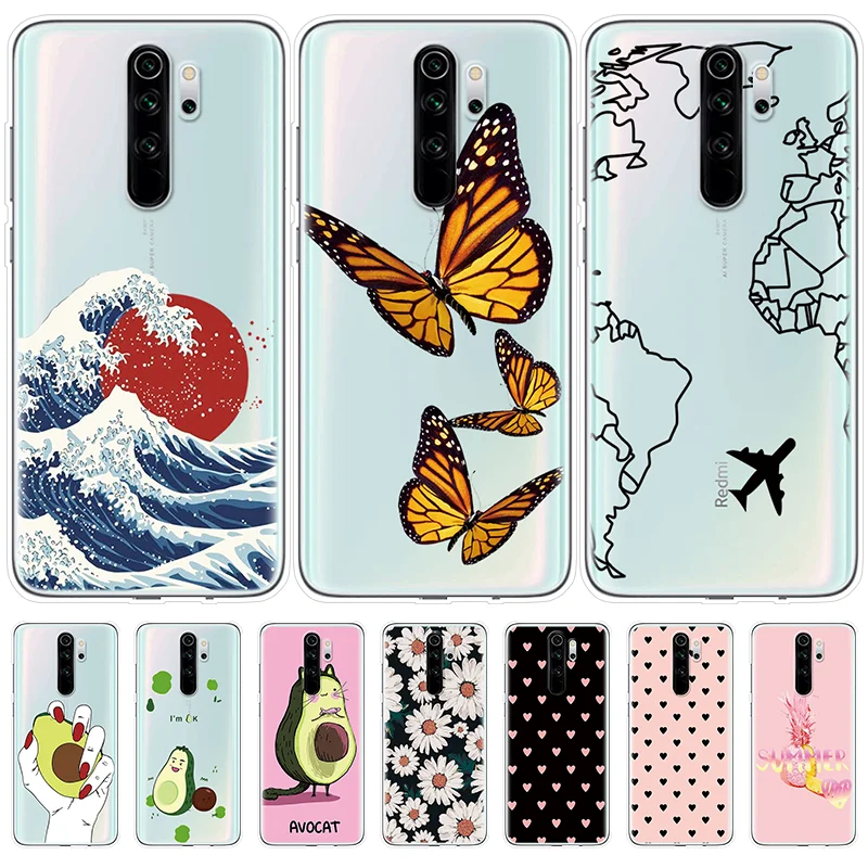 Case For Xiaomi Redmi Note 8T Cases For Redmi Note 8 Coque Silicone Soft TPU Cover For Redmi Note 8 Pro 8pro Fundas Transparent