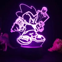 3d anime lights cute friday night funkin table lamps pico figure game character usb bedroom lighting kids gift home room decor