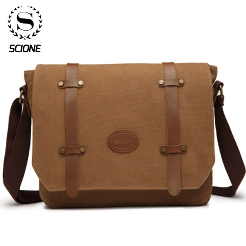 SCIONE тканевые ретро сумки через плечо 2020 новые сумки-мессенджеры на мужская