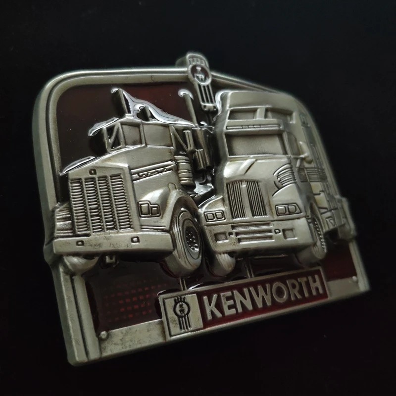 Горячая продажа металлическая модель грузовика пряжка для ремня в западном