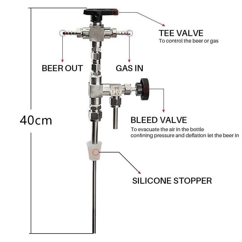 Заполнитель для бутылок из нержавеющей стали устройство розлива пива под