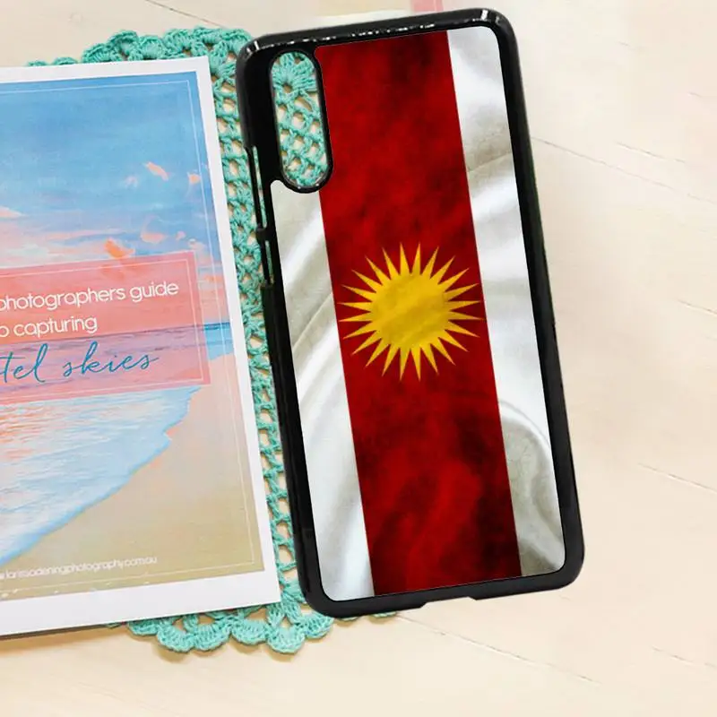 

Yazidis Flag art design pattern luxury brand Phone Case shell PC for iPhone 11 12 pro XS MAX 8 7 6 6S Plus X 5S SE 2020 XR