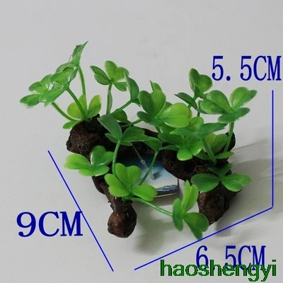 Искусственное растение для украшения аквариума шелковые листья | Дом и сад