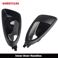 left right black door handles auto inner door handles abs 6j0837113a 6j1837113a car interior for seat ibiza 2009 2012 gw