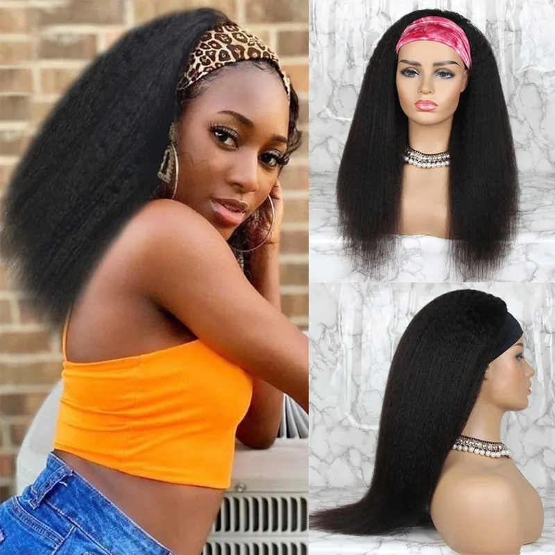 

Длинный кудрявый прямой искусственный женский шарф, черный женский шарф, Женская плотность 180, натуральный черный