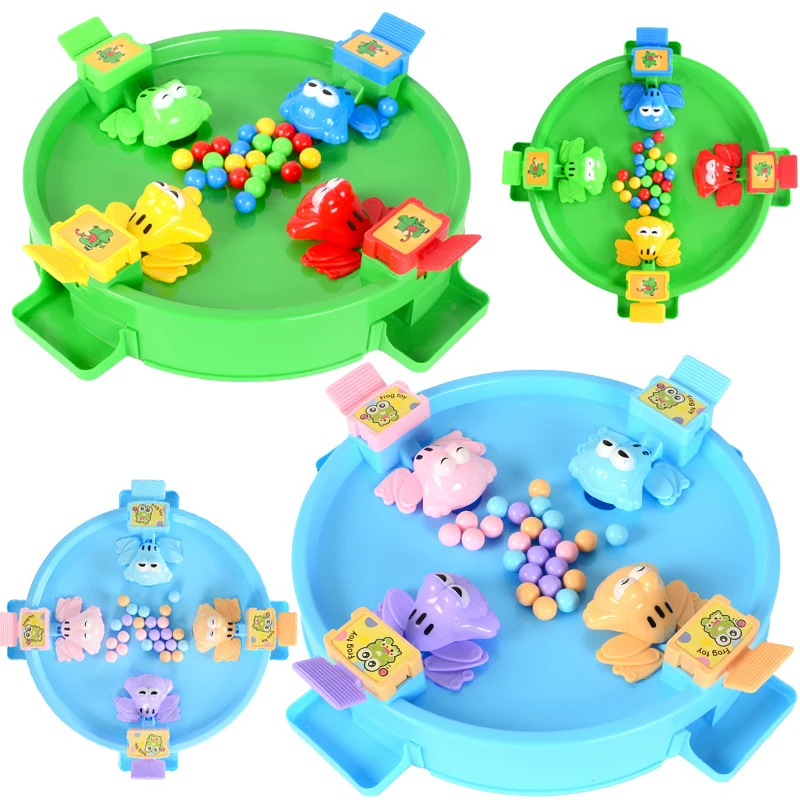 

Hungry Frog Eats Beans Strategy Game Family Gathering Game Stress Relief Toys for Family Gathering Interactive Board Game