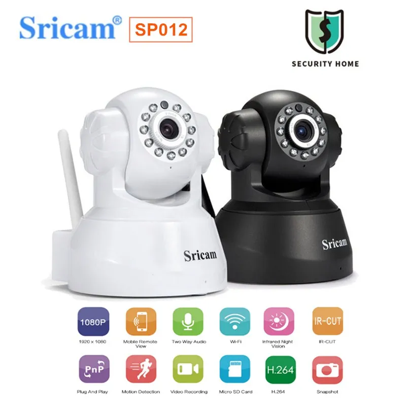Sricam SP012 IP камера Wifi 1080P CCTV Беспроводная умная безопасность ночная версия Детский монитор камера наблюдения Двусторонняя голосовая