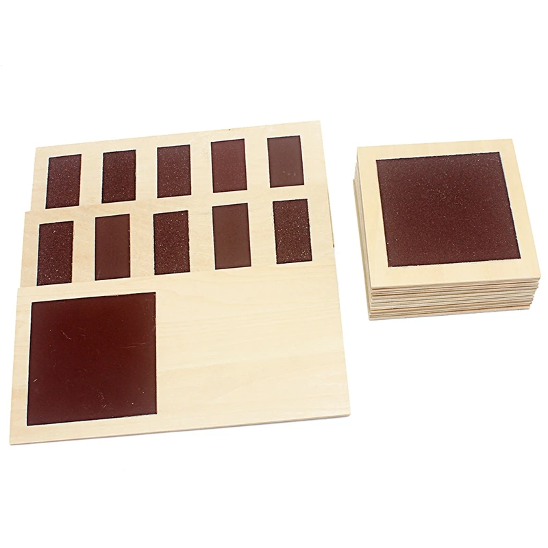 Tablero Sensorial Montessori para beb&eacute;s, tablero &aacute;spero y suave para ni&ntilde;os peque&ntilde;os, Juguetes t&aacute;ctiles para ni&ntilde;os en edad preescolar, Juguetes de Brinquedos-0