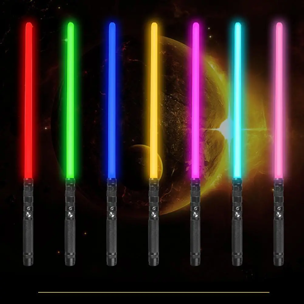 

Heavy Fighting FOC Metal Hilt RGB Lightsaber FX Force 12 Color 10 SoundFonts Blaster Lock-Up Light Sword X-mas