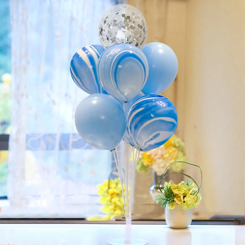 1 Набор, трубка, воздушный шар, подставка, латексные шары, детский душ, его девочка, мальчик, свадьба, девичник, вечерние, сделай сам, принадлежности для украшения стола