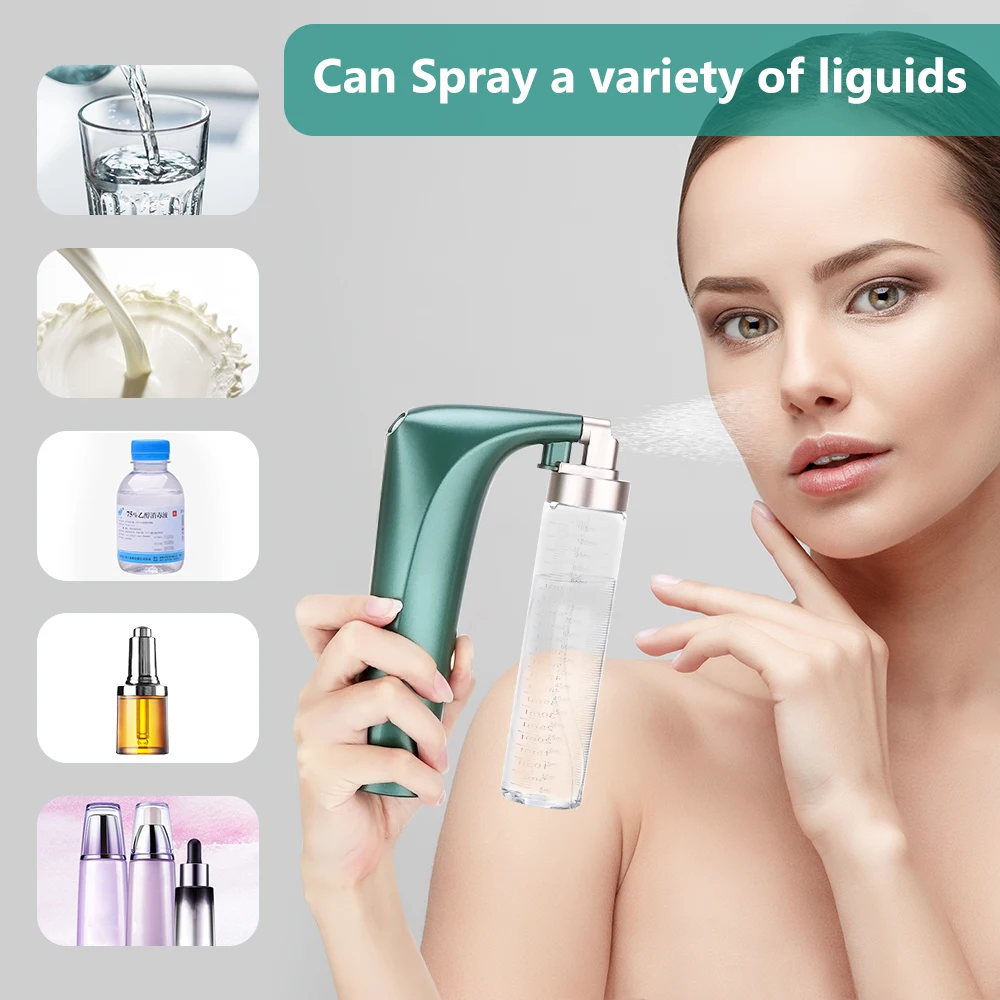 

Нано-спрей для лица, инструмент для инъекции кислорода, ручное устройство для увлажнения лица высокого давления, инструмент для красоты
