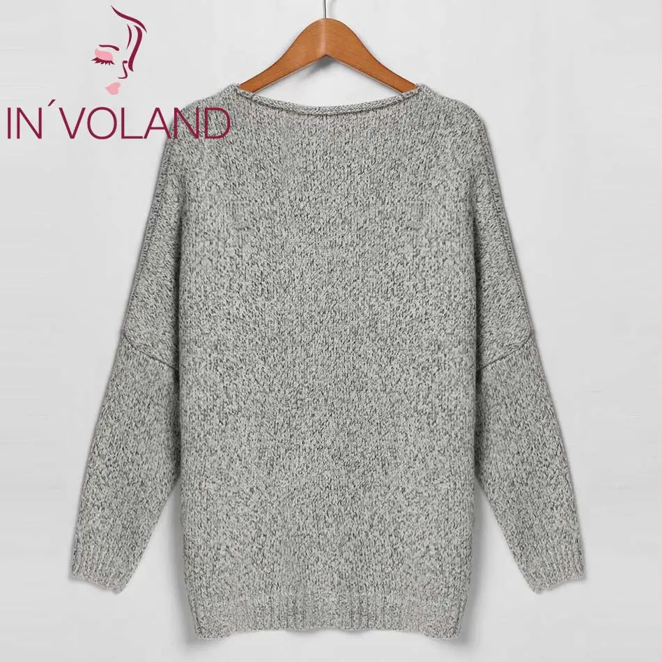 Женские Элегантные Свитера Осень-зима с v-образным вырезом и рукавами-крылышками