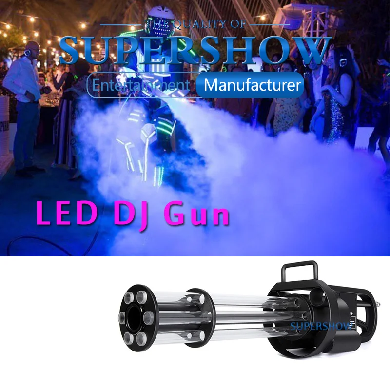 

CO2 jet machine LED RGB 3-IN-1 DJ GUN Concert Event Equipment DJ Party Club Stage Special Effect