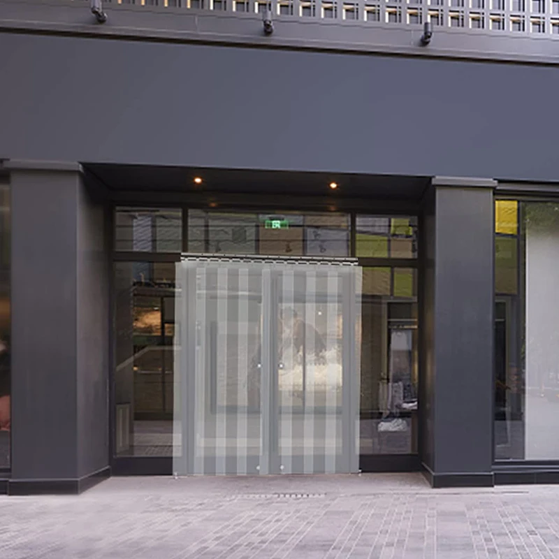 Ветрозащитная домашняя занавеска из ПВХ для кондиционера склада торгового