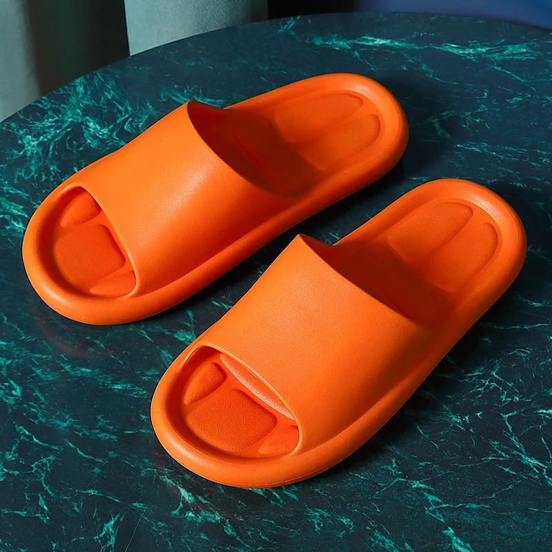 

Women Flat Slippers Soft Eva Anti-Slip Indoor Bathroom Slipper Couples Home Floor Slides Ladies Summer Shoes