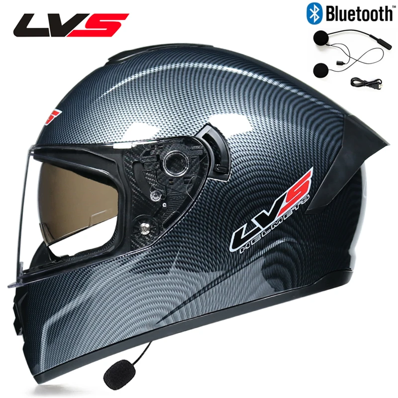 Bluetooth мотоциклетный шлем Полный мотоциклетный шлем с двойными линзами DOT Capacete da motocicleta - Цвет: 4