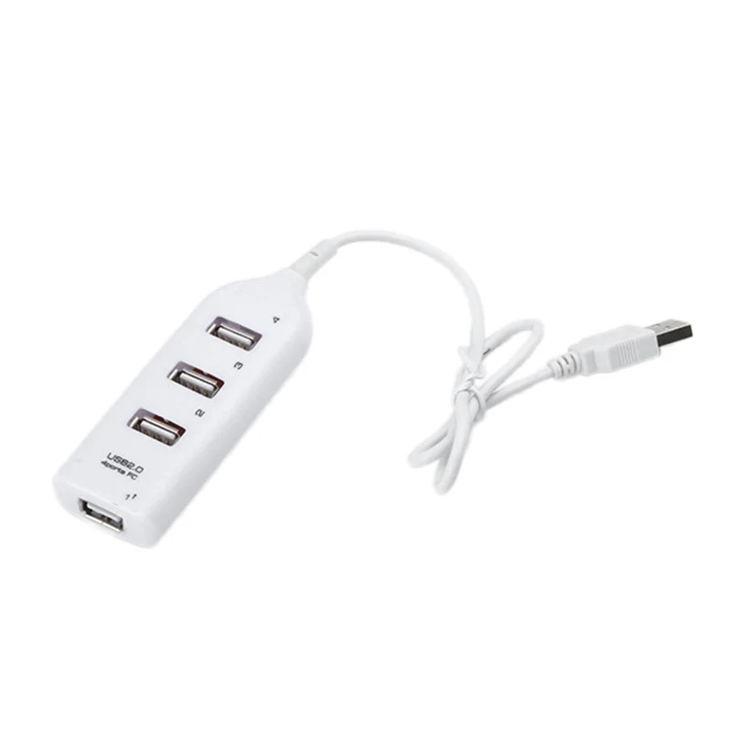 Высокоскоростной 4 порта USB 2 0 мультиконцентратор зарядное устройство сплиттер