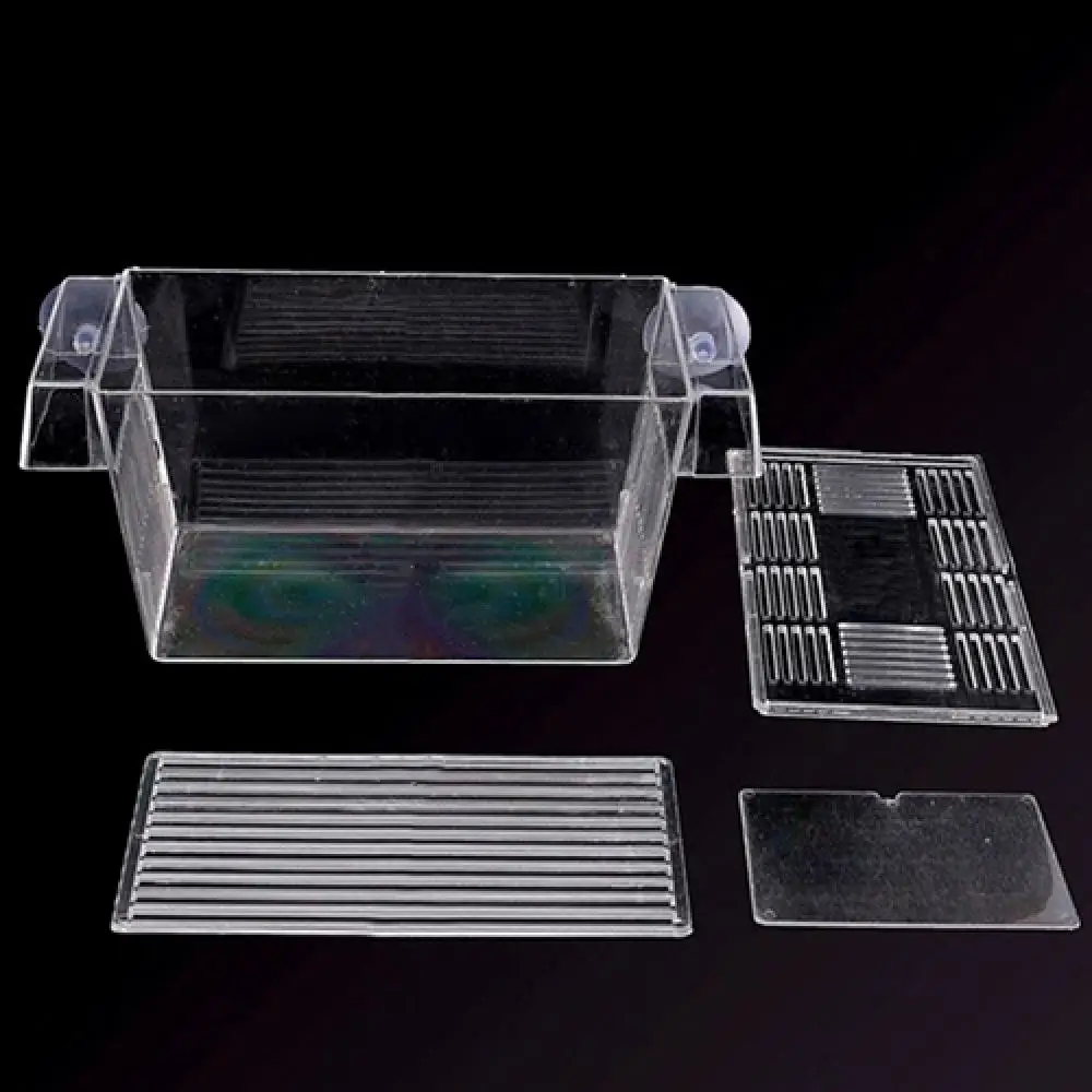 Прозрачный аквариумный двойной размножитель искусственный рыболовный | Дом и