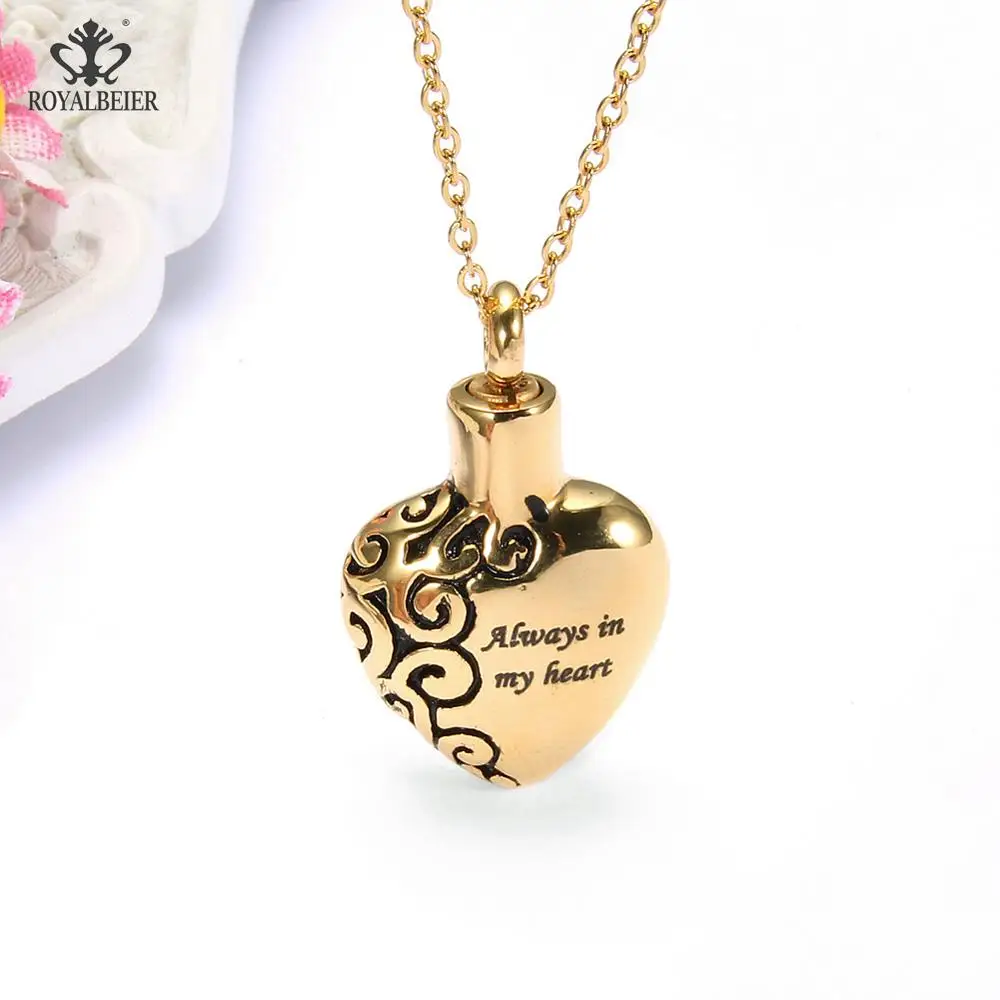 DZ2555-10pcs Wholesale 10pcs/lot Empty 316l Stainless Steel Cremation Urn Pendant Crystal Perfume Bottles Necklace pendant - Окраска металла: DZ2555-10pcs