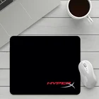Черный небольшой коврик для мыши HyperX Fury, профессиональные электронные спортивные геймеры, скоростные компьютерные игровые аксессуары, Настольный коврик для клавиатуры, коврик для мыши LOL CS GO
