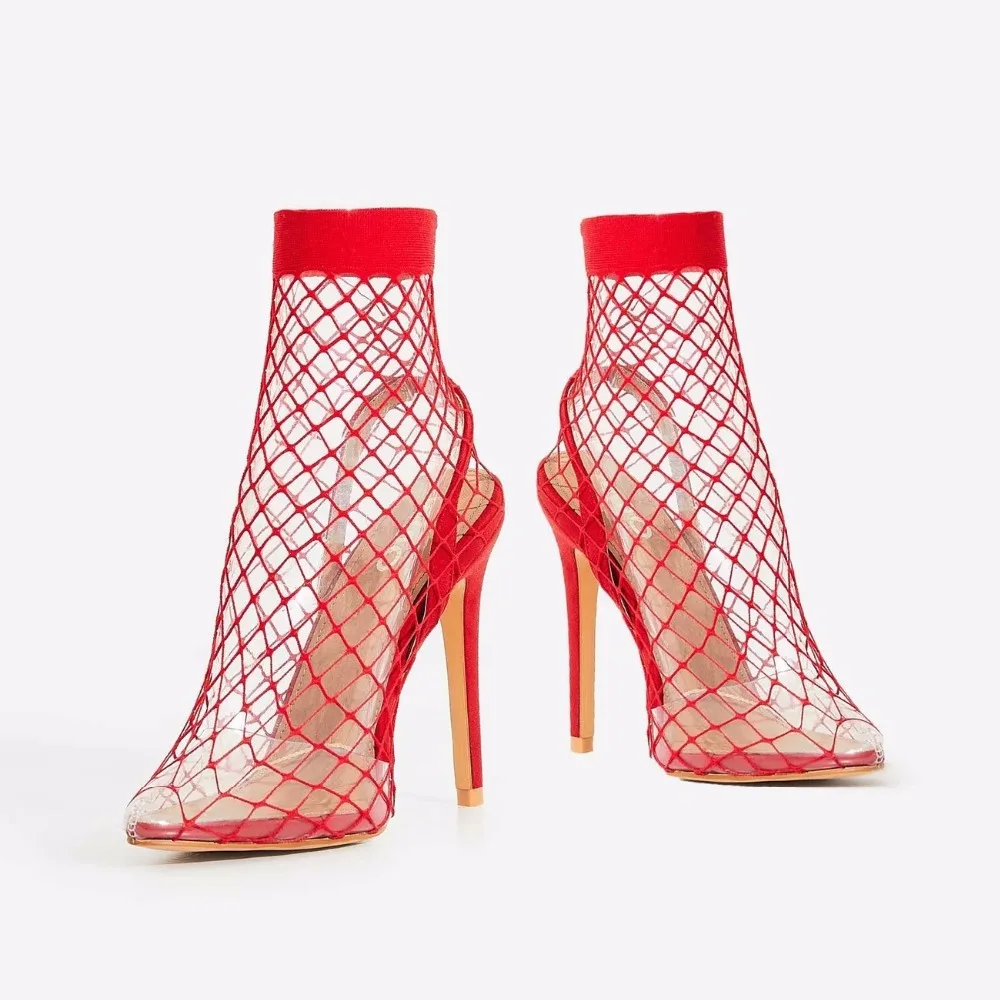 A-BUYBEA Женские босоножки с отверстиями в сеточку 5 видов цветов пикантные летние