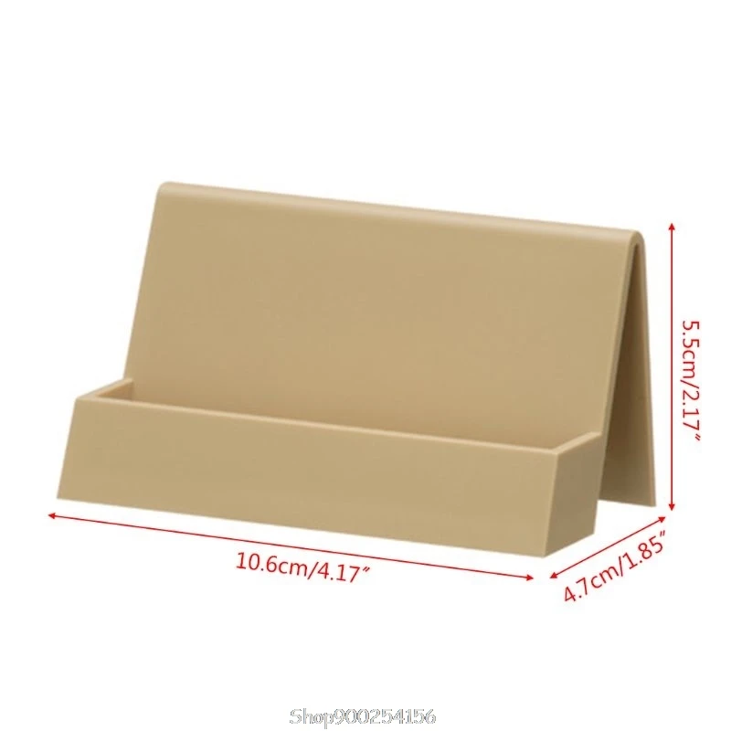 

Plastic Office Business Name Card Holder Storage Display Stand Rack Desktop Table Organizer O09 20 Dropship
