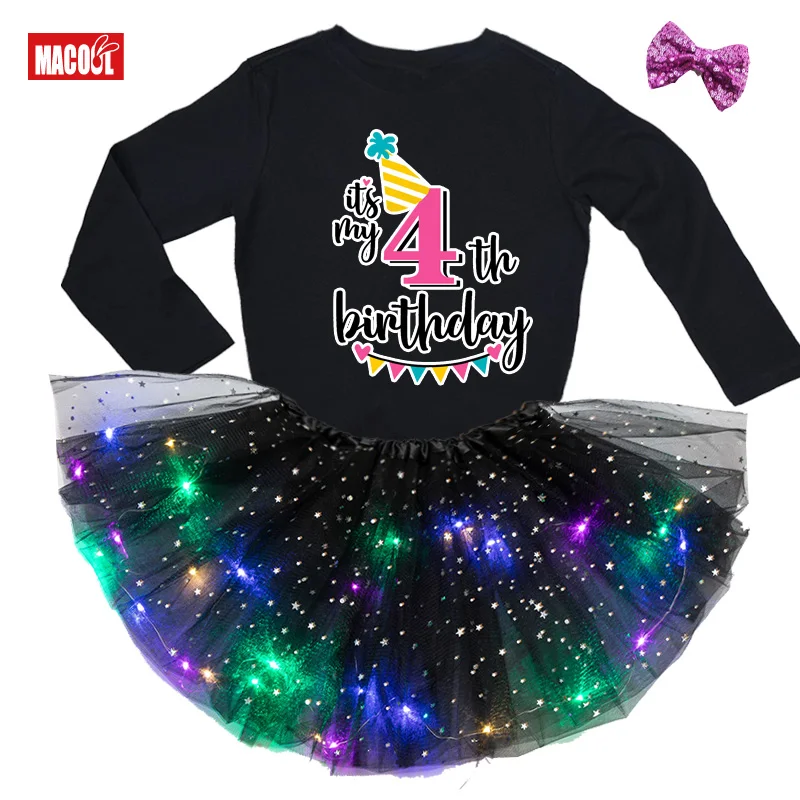 Милая яркая Одежда для девочек Летнее Детское карнавальное платье нарядное