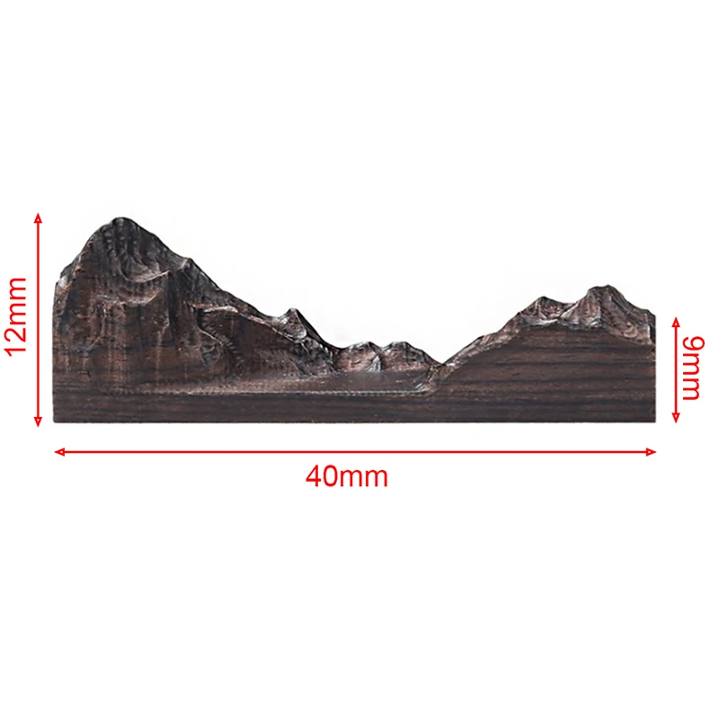

New Hot Natural Sandalwood Snow Mountain Resin Decorative Craft DIY Bracelet Pendant Micro Landscape Makeing For Jewelry Hot