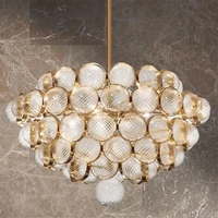 post modern luxury round lustre gold metal led pendant light luminarias glass globes rod pendant lamparas lighting fixtures