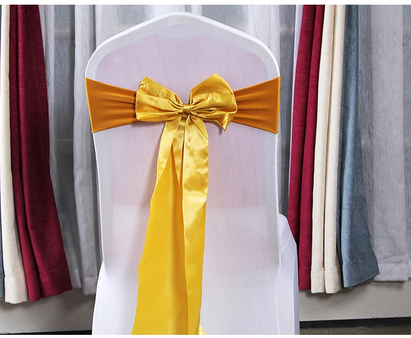 25 шт. свадебные ленты для стула | Дом и сад