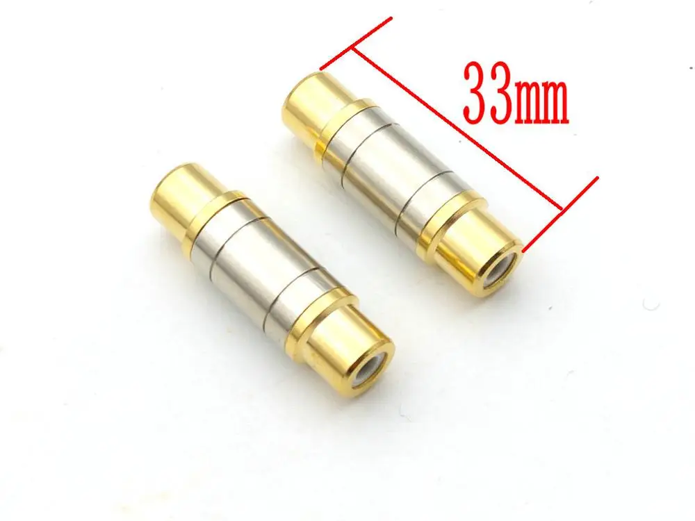 20 шт. Высокое Качество Латунные RCA муфта Женский аудио видео разъем|coupler| |
