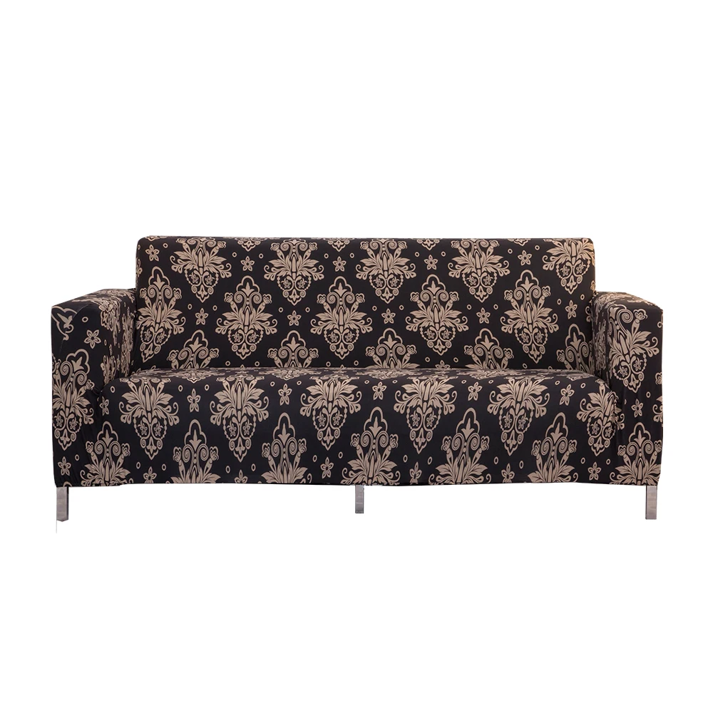 

Printed Stretch Sofa Slipcover 1-Piece Polyester Spandex Fabric Couch Cover Chair Loveseat Furniture Protector 1/2/3/4/Seat Sofa