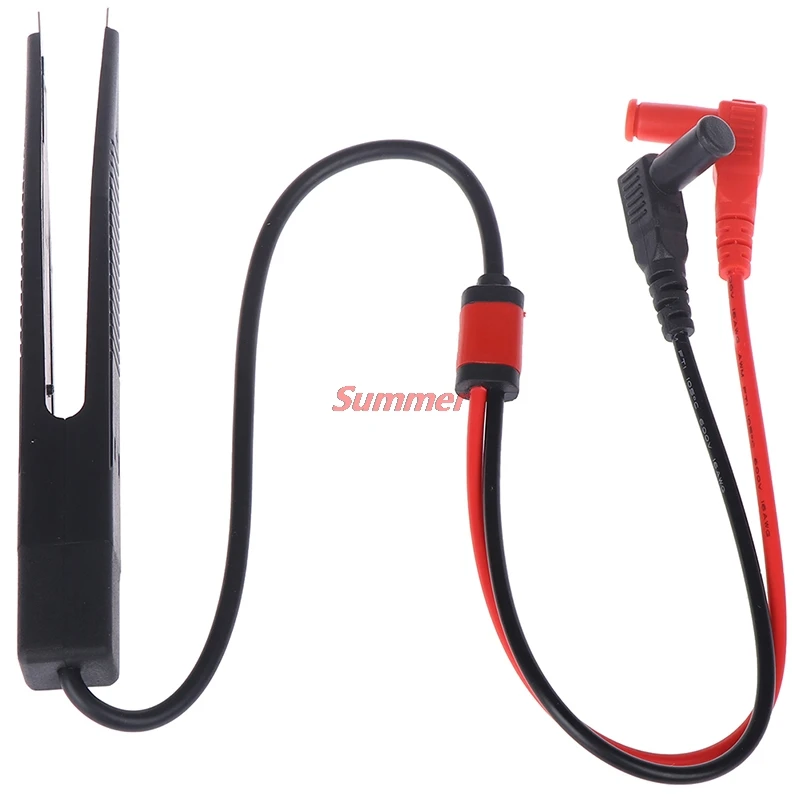 

1 PCS SMD SMT Chip Test Clip Lead Probe Multimeter Meter Tweezer Capacitor Resistance P0.05 LCR Bridge Test Clip Popular