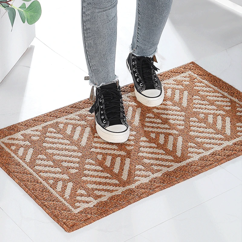 

House Entrance Water-absorbent Non-slip Anti-fouling Door Mat Floor Rug Home Decor Kitchen Toilet Bedroom Bedside Floor Carpet