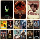 Винтажный металлический плакат в стиле индастриал-деко